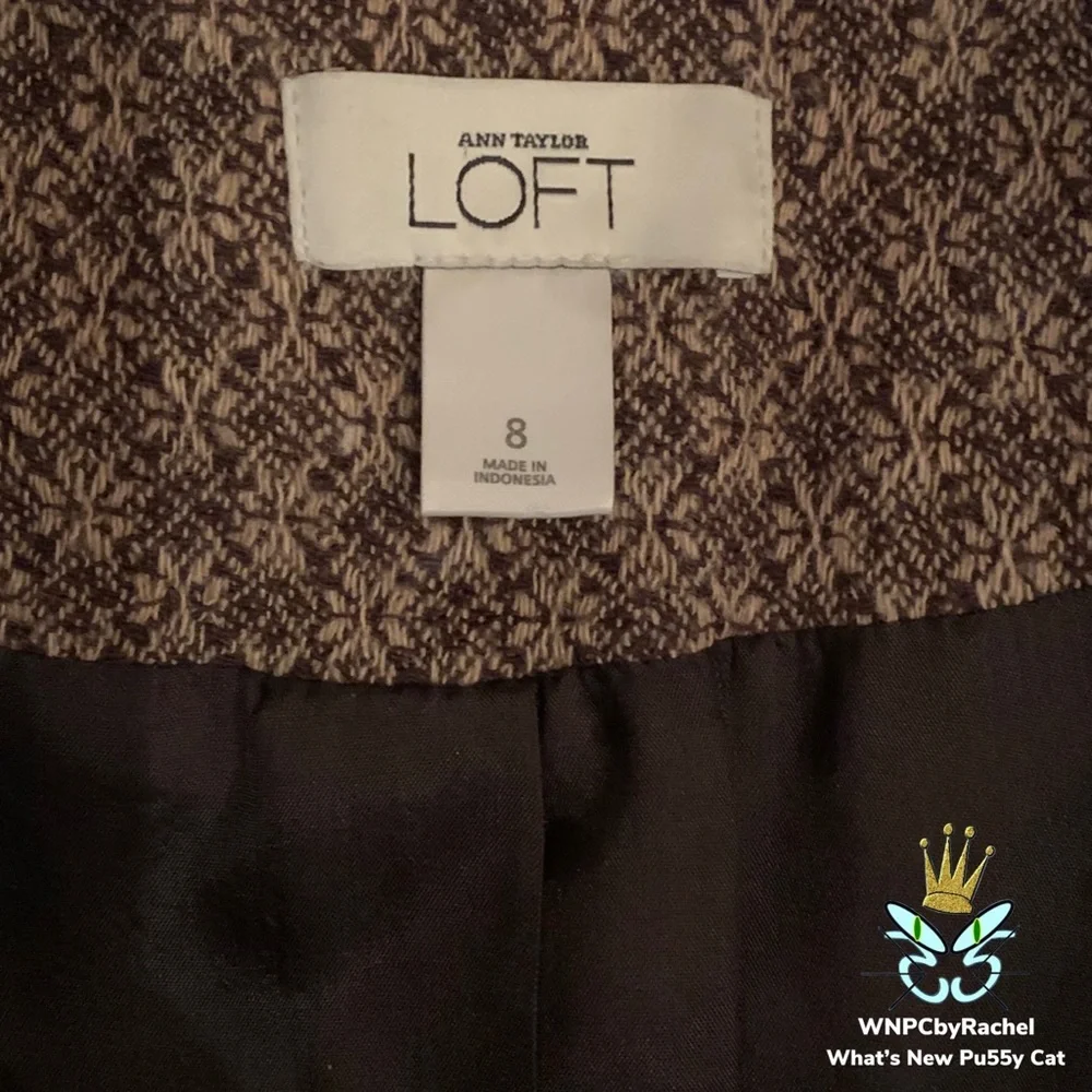 Ann Taylor Loft Tweed Wool Blazer, Medium - Picture 7 of 9